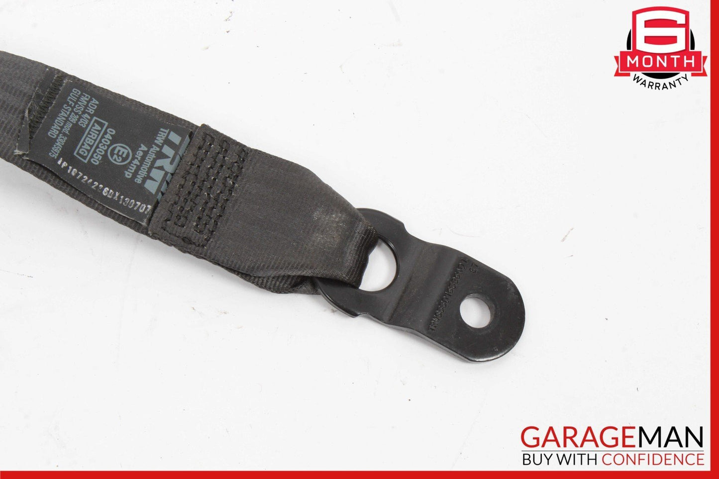 03-08 Maserati Quattroporte M139 Front Right Side Seat Belt Black OEM