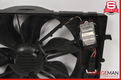 08-11 Mercedes W204 C300 Engine Cooling Radiator Fan Shroud Motor Assembly OEM