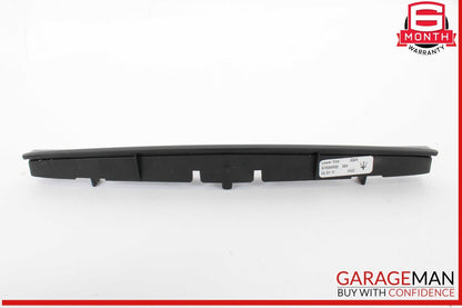 14-17 Maserati Ghibli Center Dash Under Screen Lower Trim Panel Cover Emblem OEM