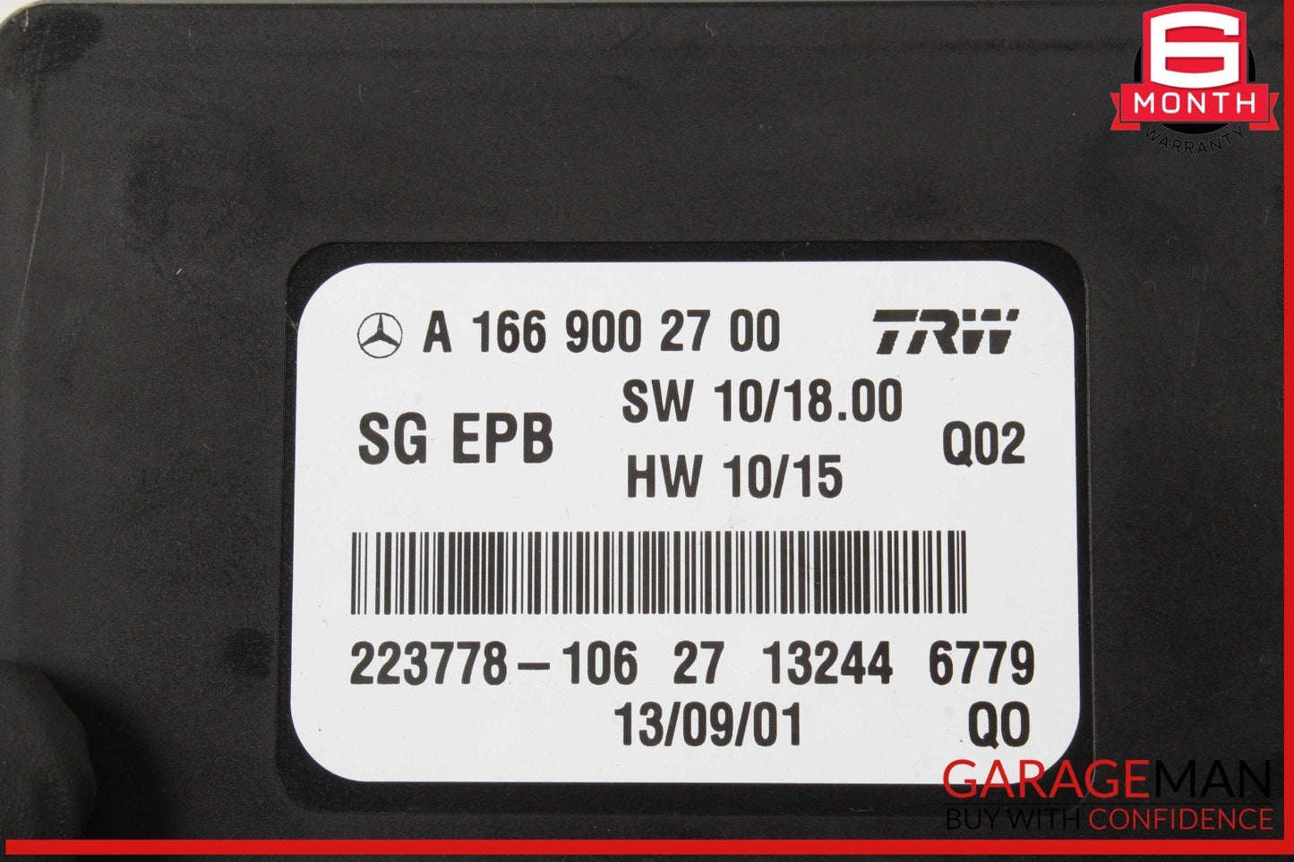 12-20 Mercedes R172 SLK250 CLA250 Hand Parking Brake Control Module Unit OEM