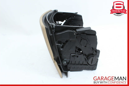 10-13 Mercedes W221 S550 S63 AMG Dash Center Console CD Player Trim Cover Brown