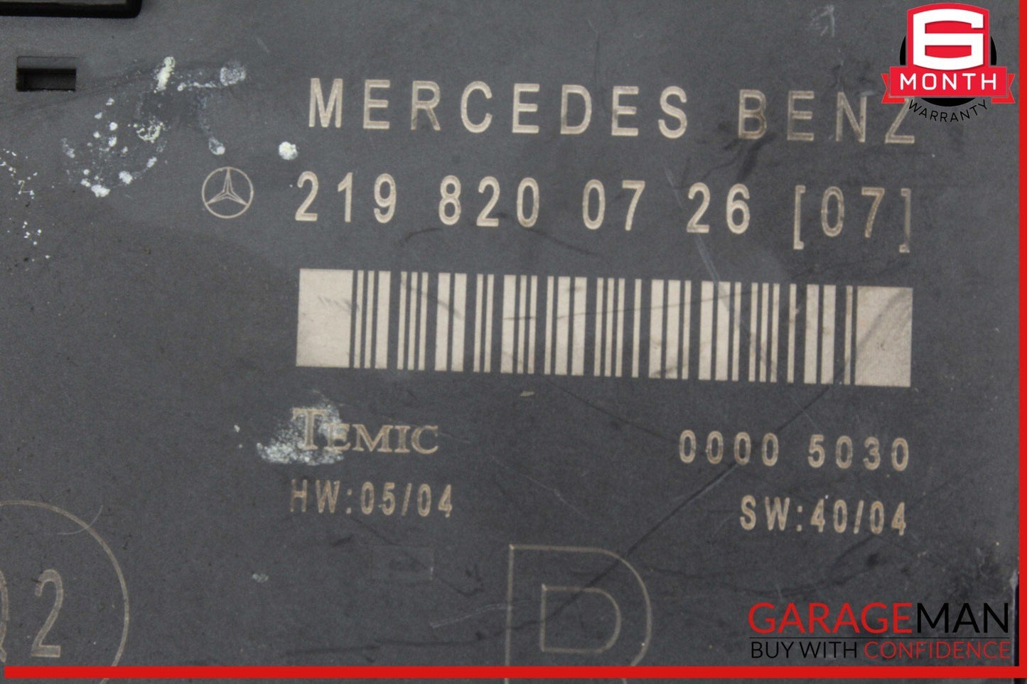 06-11 Mercedes W219 CLS550 CLS500 Front Right Door Control Module 2198200726 OEM