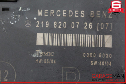06-11 Mercedes W219 CLS550 CLS500 Front Right Door Control Module 2198200726 OEM