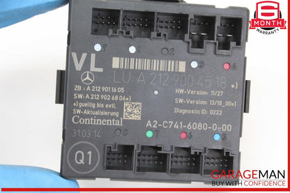 08-18 Mercedes W212 E350 Front Left Driver Side Door Control Module Unit OEM