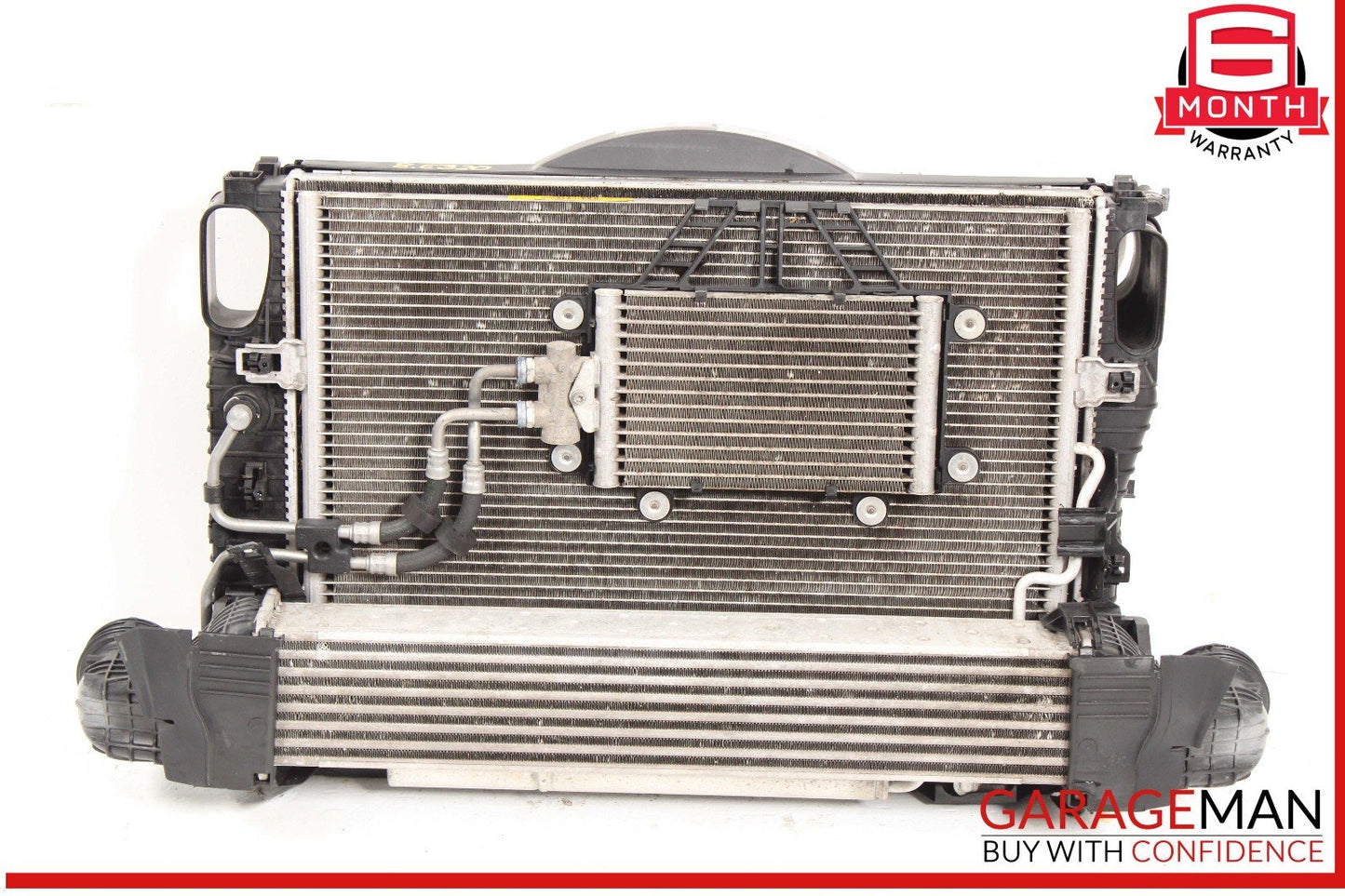 Mercedes W211 E320 Engine Motor Cooling Fan Radiator A/C Condenser Assy OEM
