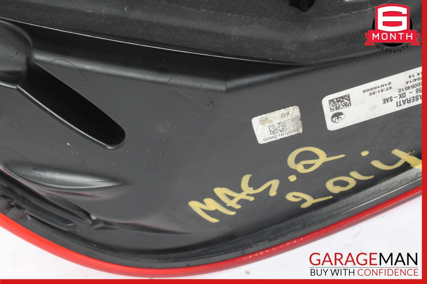 14-20 Maserati Quattroporte M156 Rear Right Side Outer Tail Light Lamp OEM