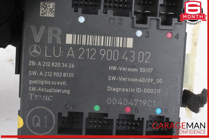 08-18 Mercedes W204 C300 E350 E400 Front Right Side Door Control Module Unit OEM