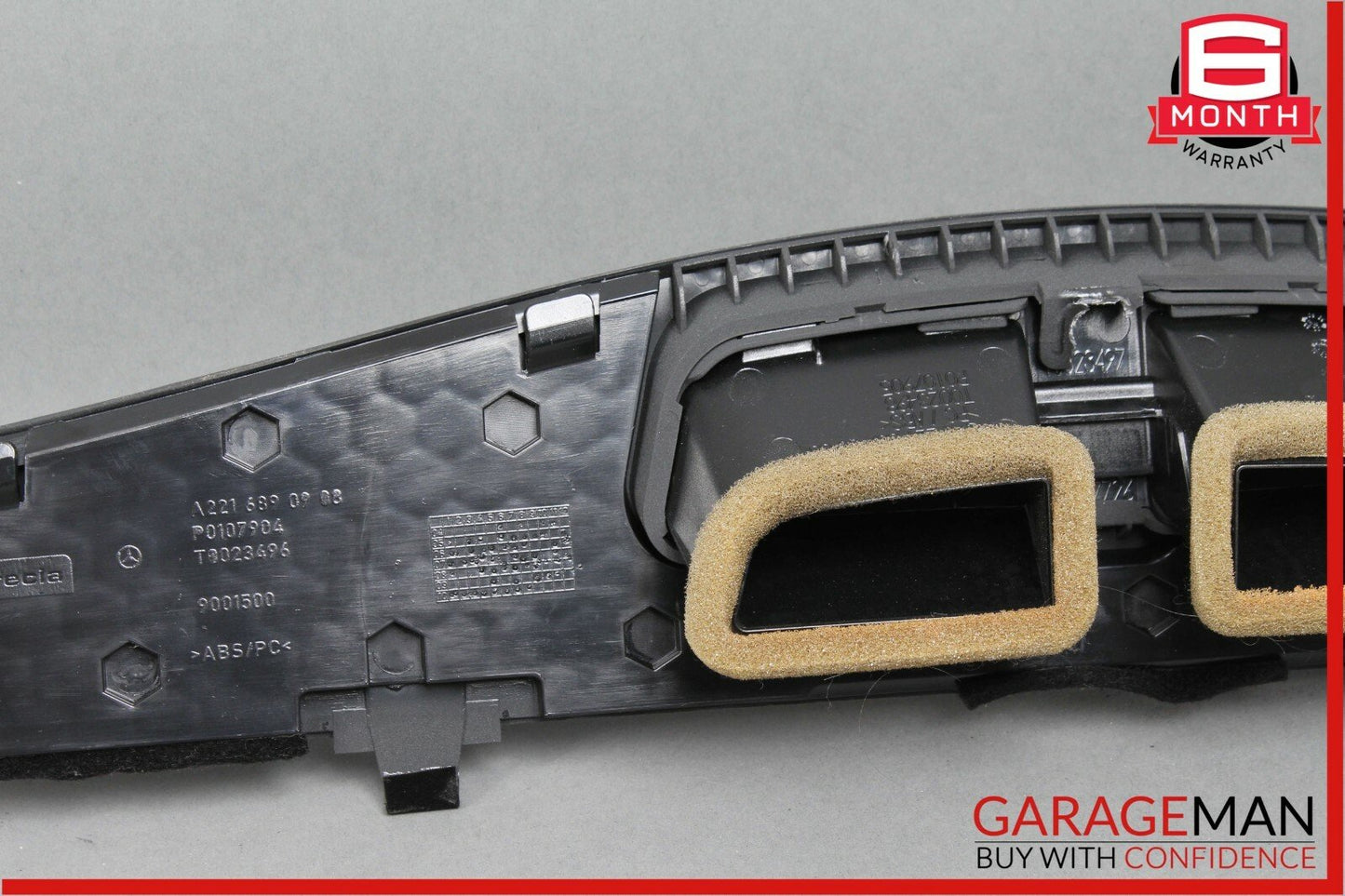 07-13 Mercedes W221 S550 Dashboard Air Vent Trim Panel OEM