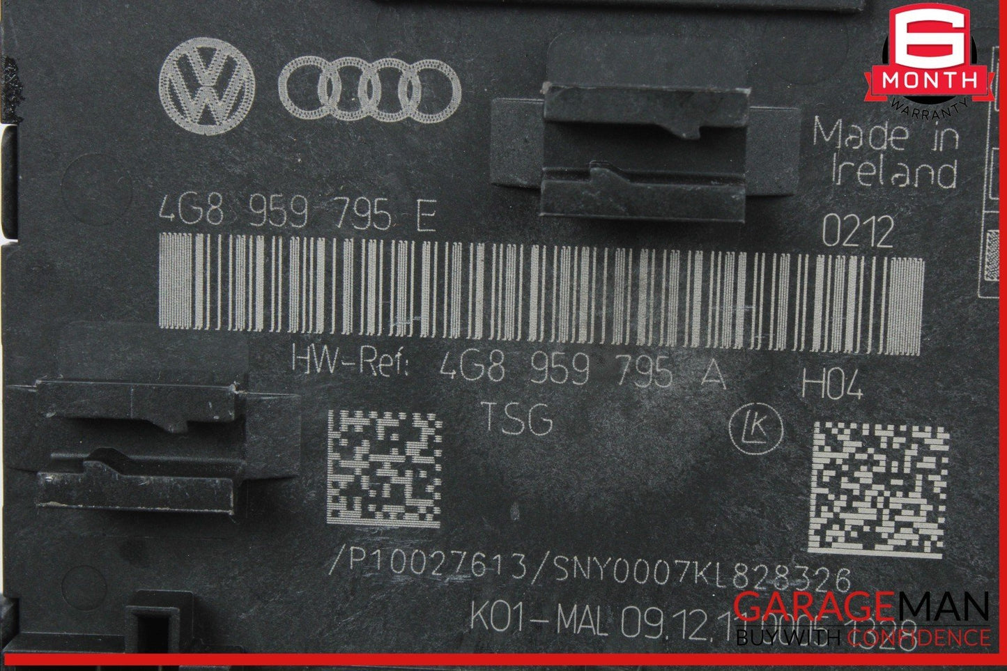 12-18 Audi A6 A7 Rear Left or Right Side Door Control Module Unit 4G8959795E OEM