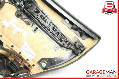 14-17 Maserati Ghibli Rear Left Side Interior Door Panel Cover Assembly Black