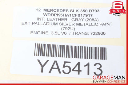 12-16 Mercedes R172 SLK350 SLK250  Floor Gear Shifter Shift Selector Box Assy