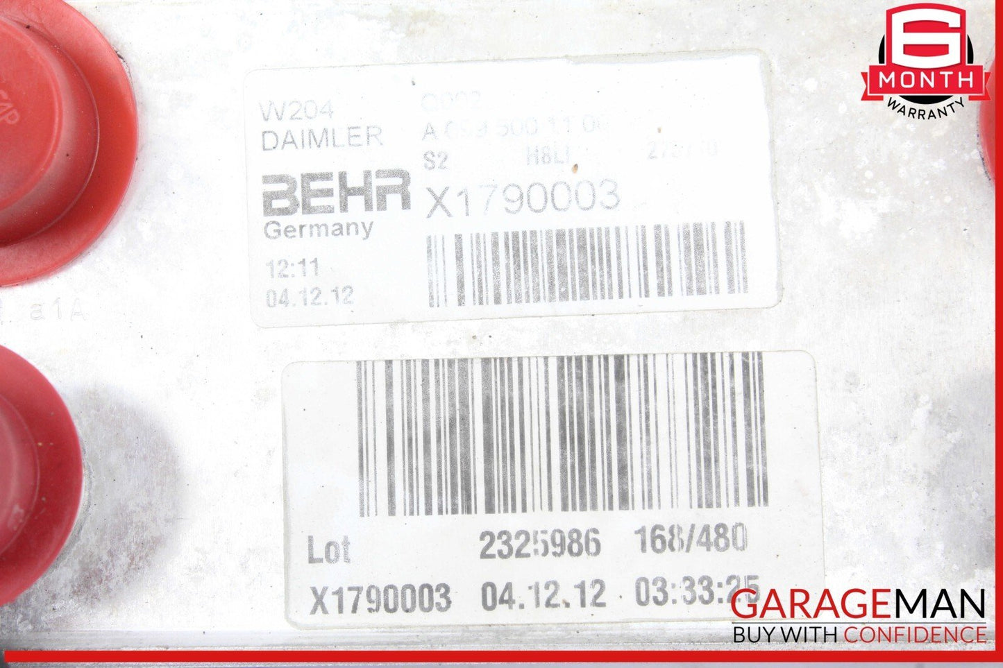 12-16 Mercedes W204 C250 SLK250 SLK350 Transmission Oil Cooler Radiator OEM