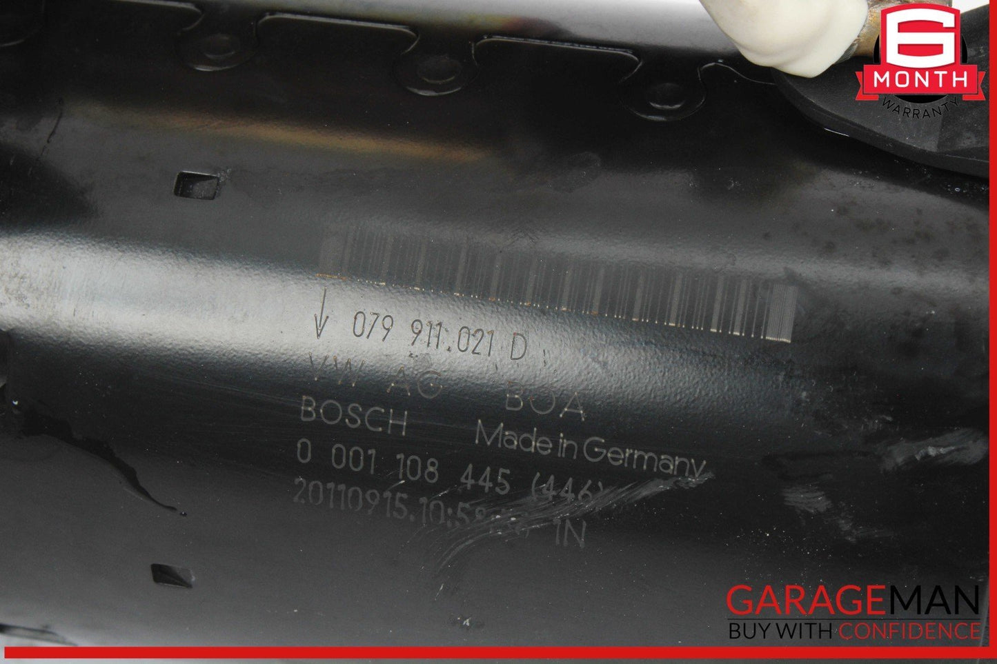 08-12 Audi S5 4.2L Engine Starter Motor Bosch VW AG 079911021D OEM