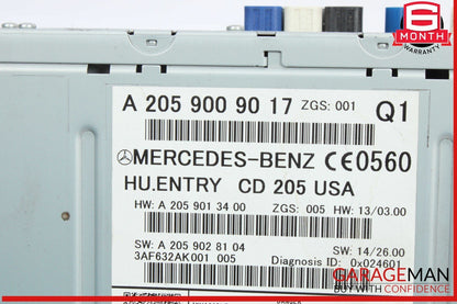 15-18 Mercedes W205 C300 C350e AM/FM CD Player Radio Receiver Module OEM