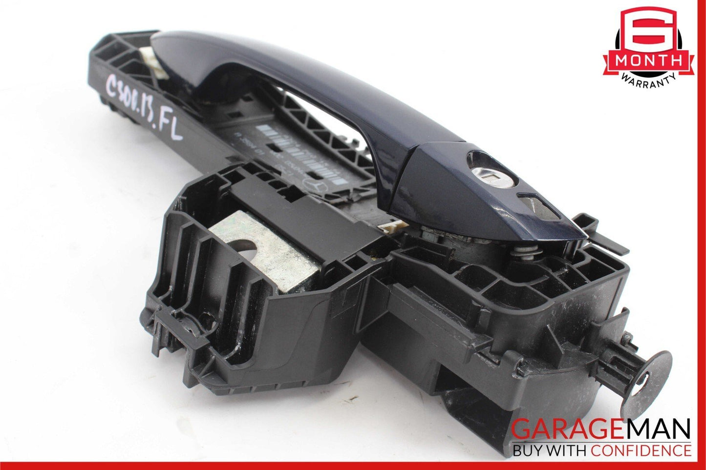 08-14 Mercedes W204 C300 Front Left Side Exterior Door Handle Assembly Gray OEM