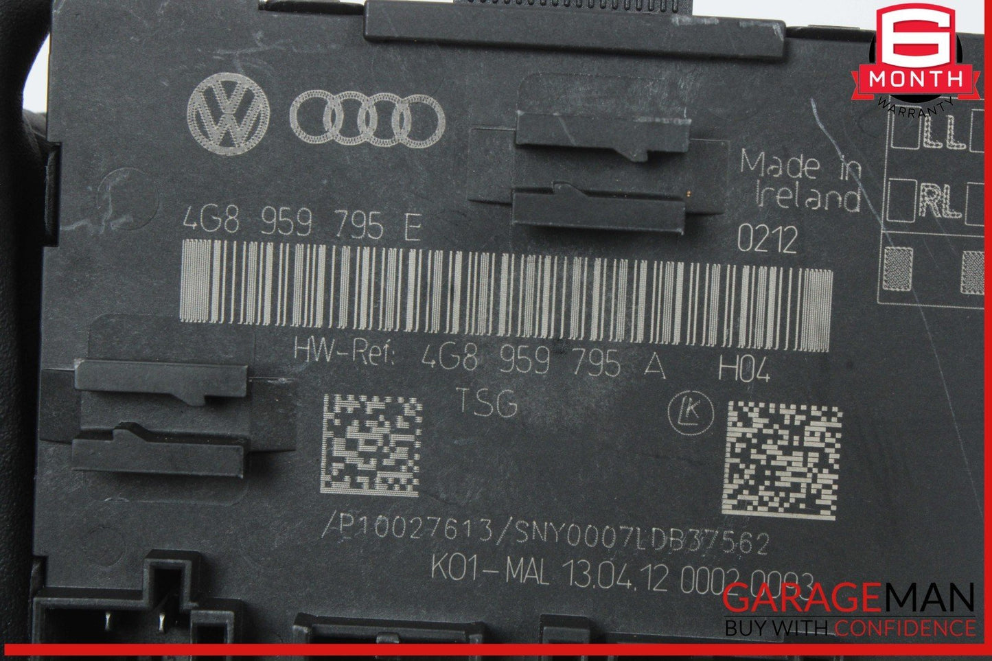 12-18 Audi A7 A6 Rear Left or Right Side Door Control Module Unit 4G8959795J OEM