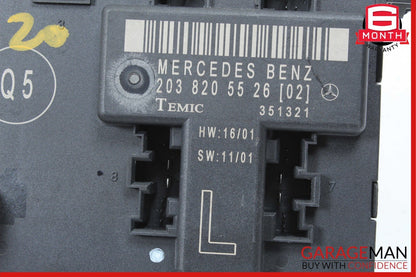 01-07 Mercedes W203 C32 AMG C240 C280 Front Left Side Door Control Module Unit