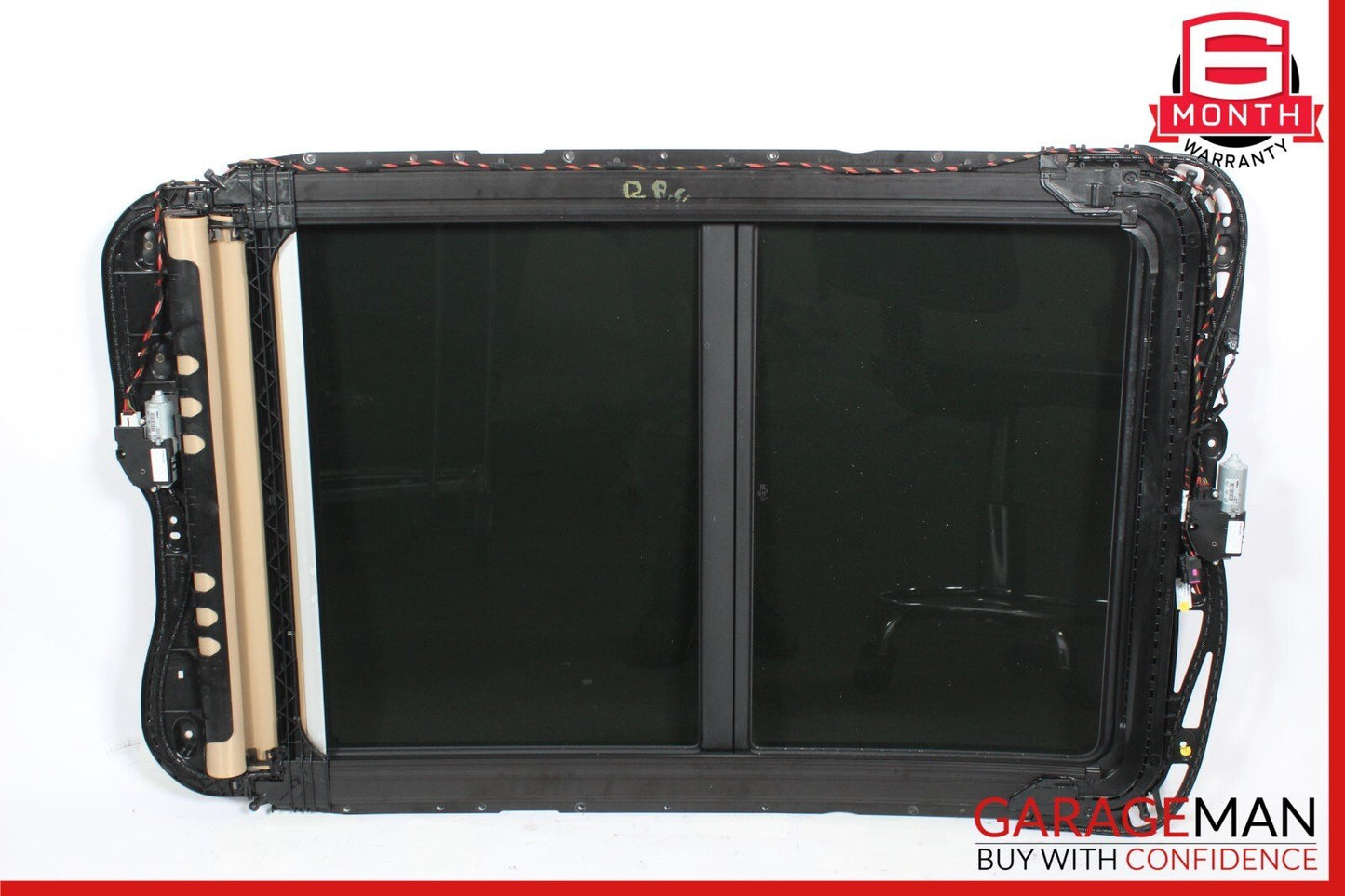11-18 Porsche Cayenne 958 Panoramic Roof Glass Frame Black OEM