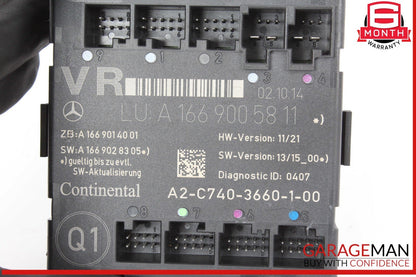 12-20 Mercedes W117 CLA250 CLA45 AMG ML350 Front Right Side Door Control Module