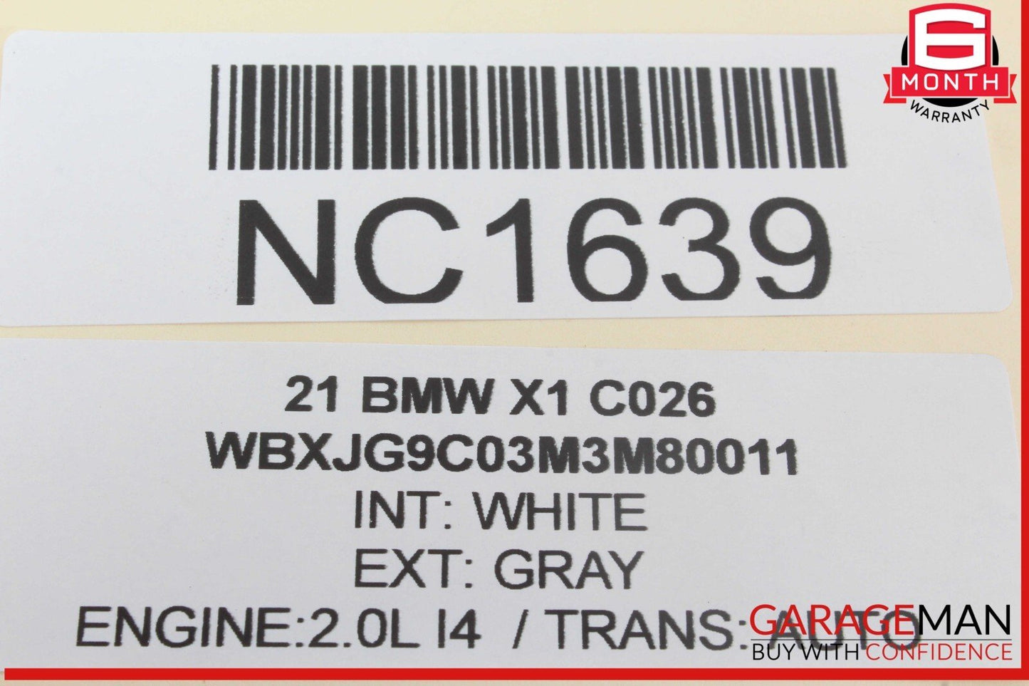 16-22 BMW X1 Front Right Passenger Side Door Lock Latch Actuator 7281934 OEM