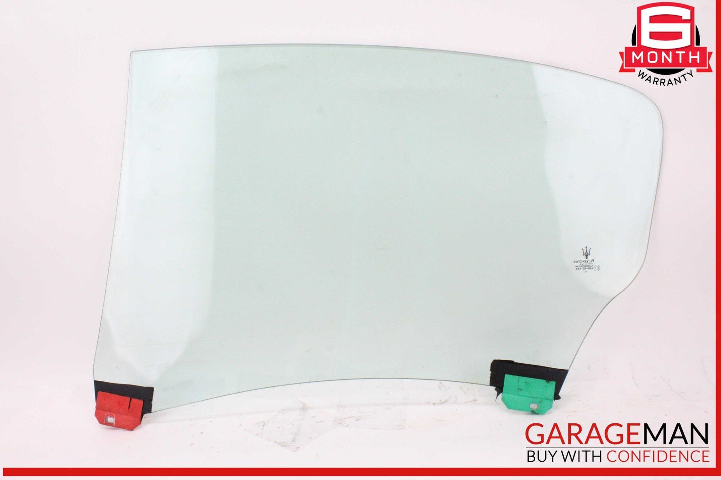 03-13 Maserati Quattroporte M139 Rear Right Passenger Side Door Window Glass OEM