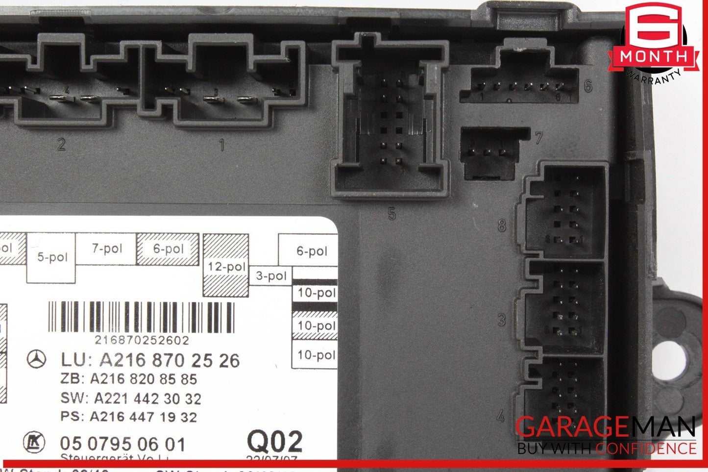 07-14 Mercedes W216 CL550 CL63 AMG Left Driver Side Door Control Module OEM