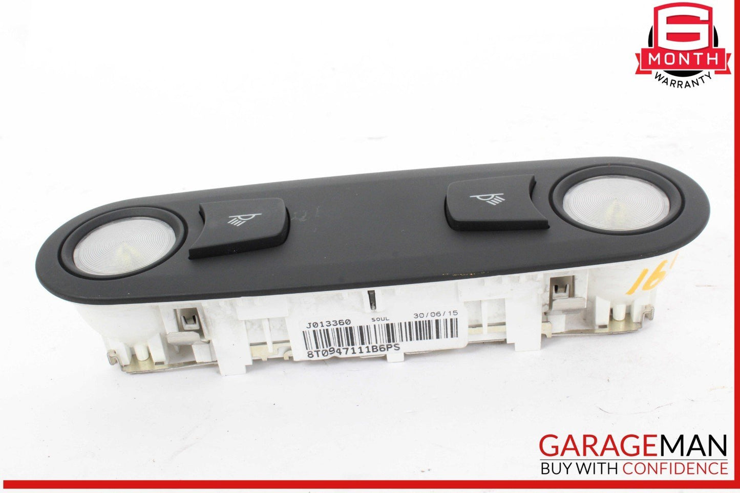 13-16 Audi S4 A4 Rear Interior Upper Reading Dome Light 8T0947111 OEM