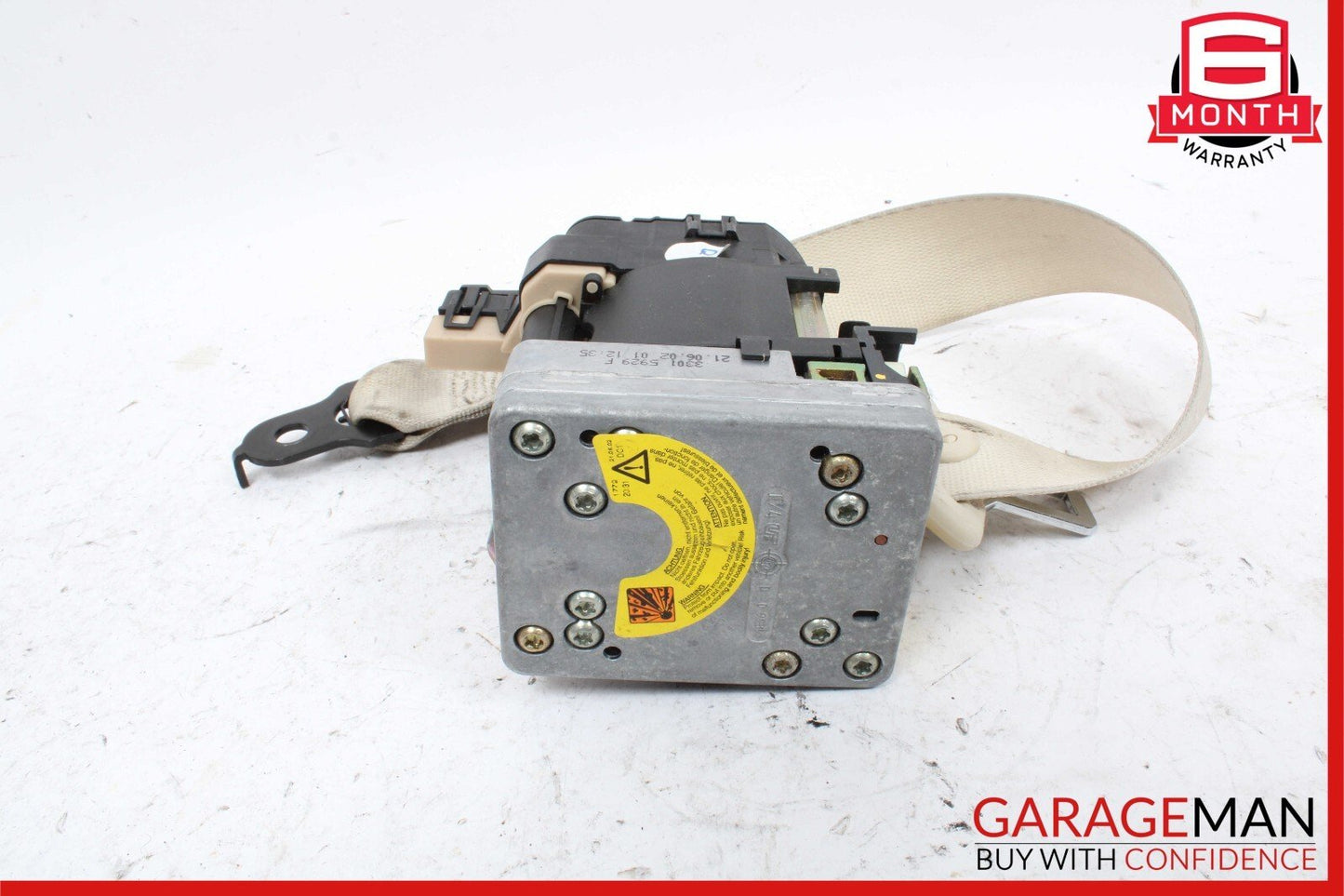 03-06 Mercedes R230 SL500 SL55 AMG Right Side Seatbelt Seat Belt Retractor Beige