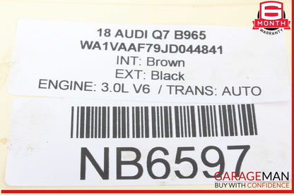 17-19 Audi Q7 Engine Motor Oil Pump 06E115105 OEM