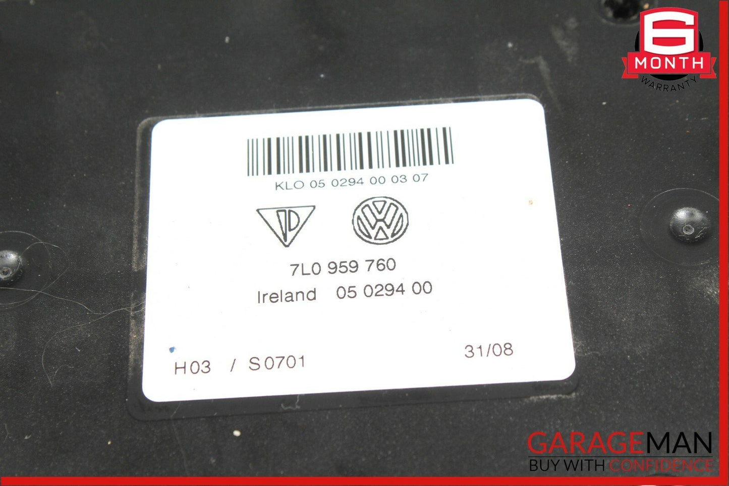 08-10 Porsche Cayenne 957 Front Left / Right Side Seat Adjustment Memory Module