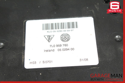 08-10 Porsche Cayenne 957 Front Left / Right Side Seat Adjustment Memory Module