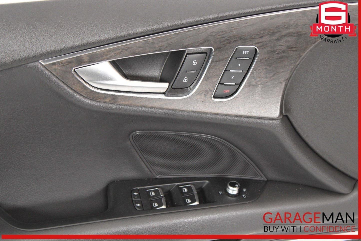 12-18 Audi A7 S7 RS7 Front Left Driver Side Door Panel Cover Trim Black OEM