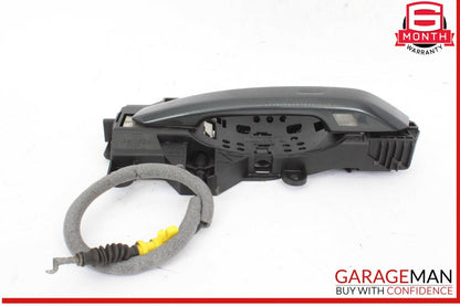 17-24 Audi A4 Allroad Rear Left Driver Side Exterior Door Handle Gray OEM