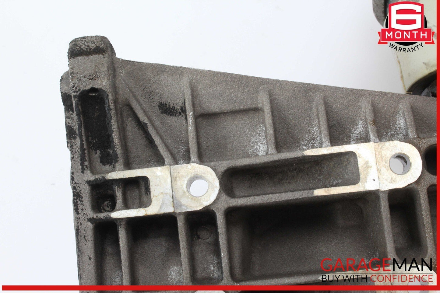 03-06 Porsche Cayenne Turbo 955 Engine Left Side Mount Bracket w/ Motor