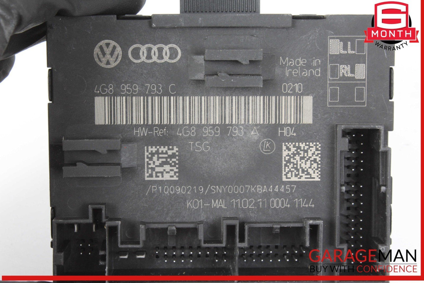 12-18 Audi A7 Front Left Driver Side Door Control Module Unit 4G8959793C OEM