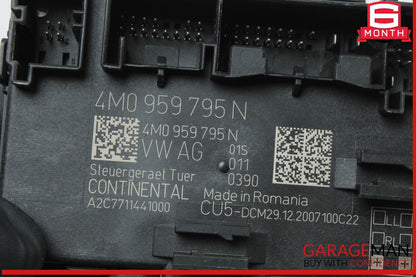 19-24 Audi Q7 Rear Left or Rear Right Side Door Control Module Unit 4M0959795N