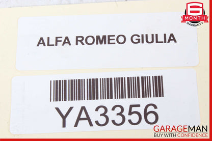 17-19 Alfa Romeo Giulia Front Right Windshield Sound Insulation Noise Reduction