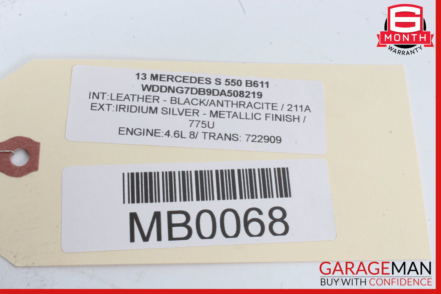 07-13 Mercedes W221 S550 CL550 Left Side Dashboard AC A/C Air Vent Black OEM