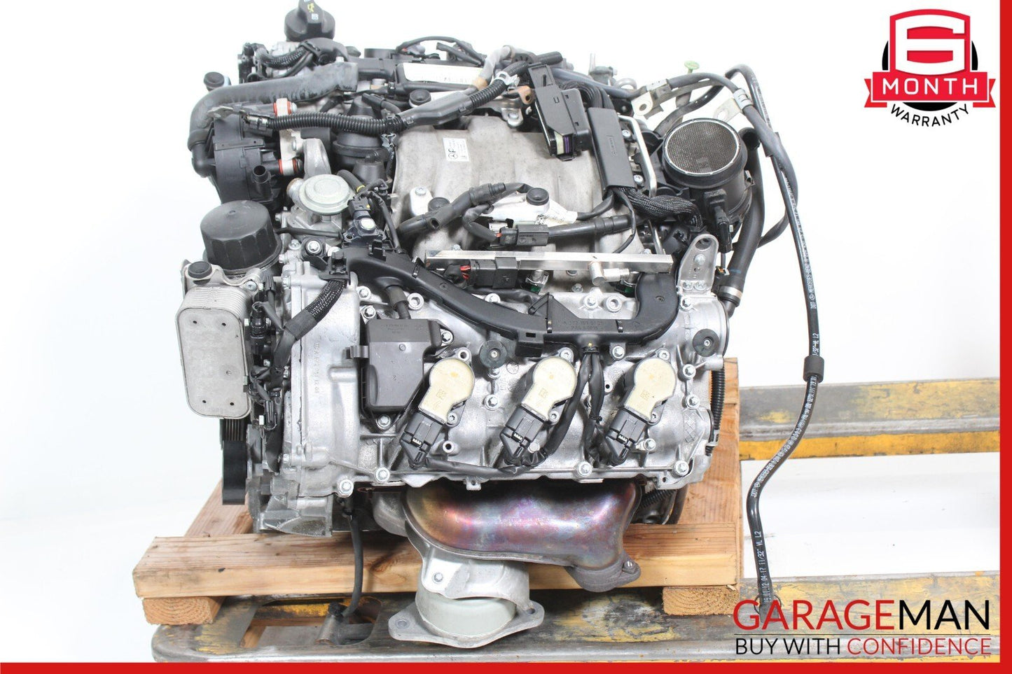10-12 Mercedes X204 GLK350 3.5L M272 Engine Motor Block Assembly 144k