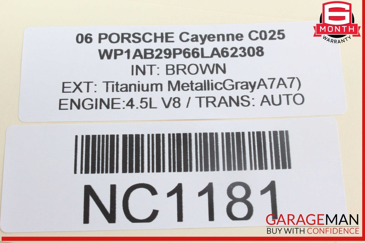 03-10 Porsche Cayenne 955 957 Headlight Head Light Control Switch 7L5941531B