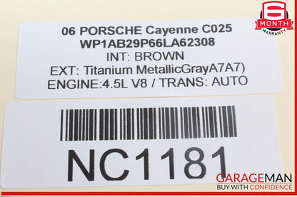 03-10 Porsche Cayenne 955 957 Headlight Head Light Control Switch 7L5941531B