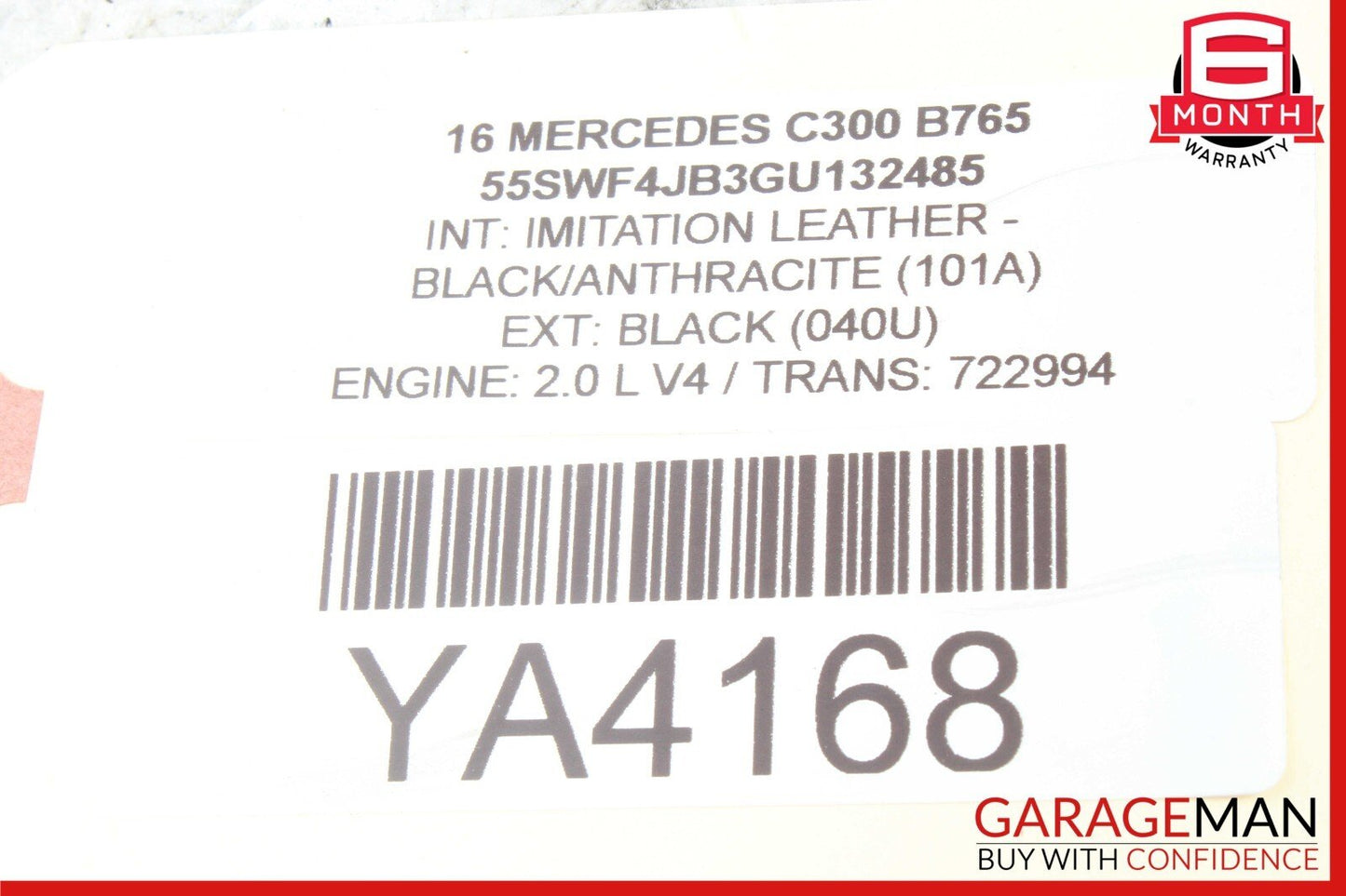 15-20 Mercedes W205 C350e C300 Rear Right / Left Suspension Upper Control Arm