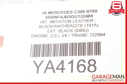 15-20 Mercedes W205 C350e C300 Rear Right / Left Suspension Upper Control Arm
