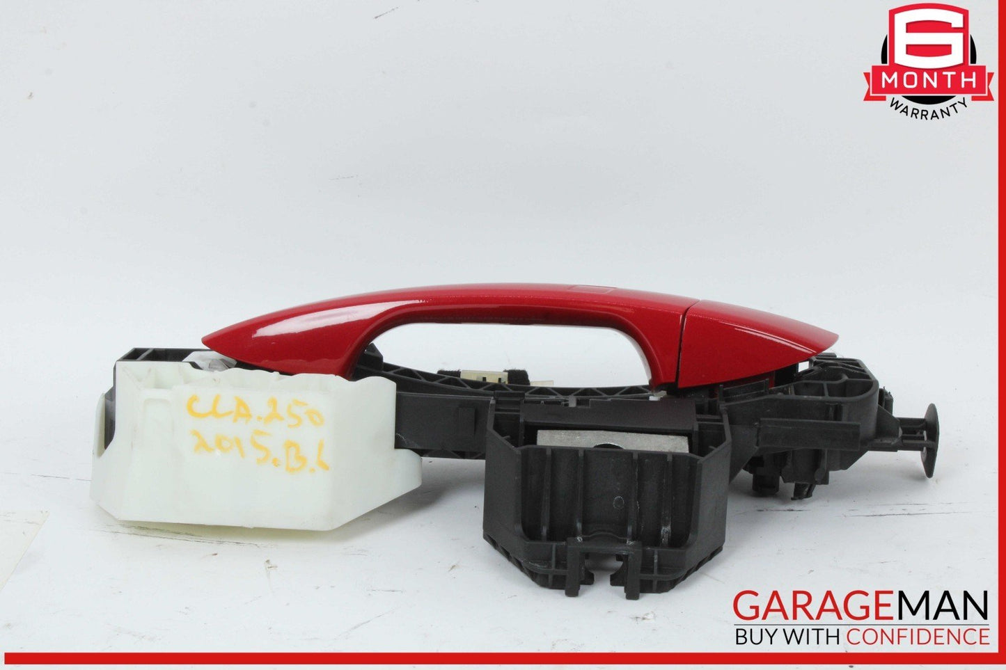 14-19 Mercedes W117 CLA250 Rear Left Exterior Door Handle Keyless Go Red OEM