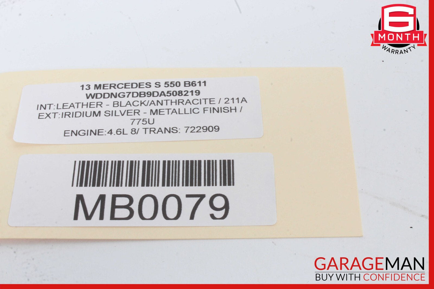 07-13 Mercedes W221 S550 S400 Rear Right or Left Side Door Control Module OEM