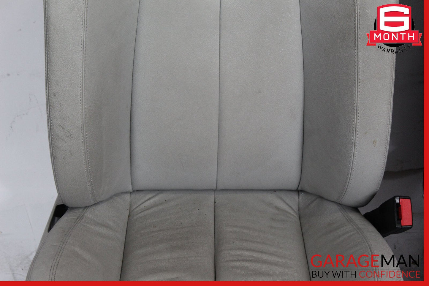 05-11 Mercedes R171 SLK300 Front Complete Seats Cushion Cover Assembly Set Gray