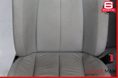 05-11 Mercedes R171 SLK300 Front Complete Seats Cushion Cover Assembly Set Gray