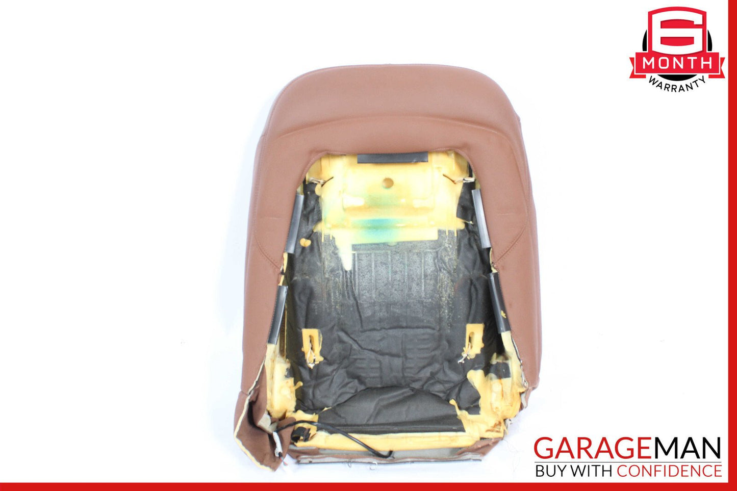 14-17 Maserati Ghibli M157 Front Right Top Upper Seat Cushion Brown OEM