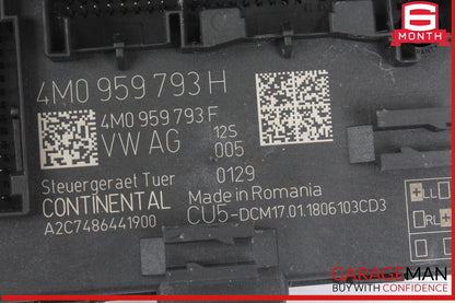 17-24 Audi RS5 S5 Q7 Front Left Driver Side Door Control Module Unit 4M0959793H