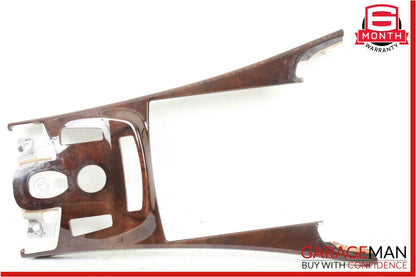 10-13 Mercedes W221 S550 Front Center Console Multi Function Trim Cover Wood OEM